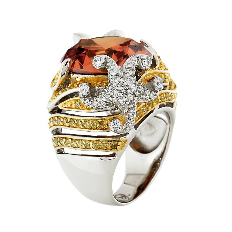 Ring Kymatolege aus 925 Sterling Silber Schmuck für Damen Heat