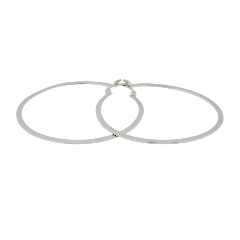 Ohrringe Creolen Tulipa aus 925 Sterling Silber Schmuck für Damen Friends