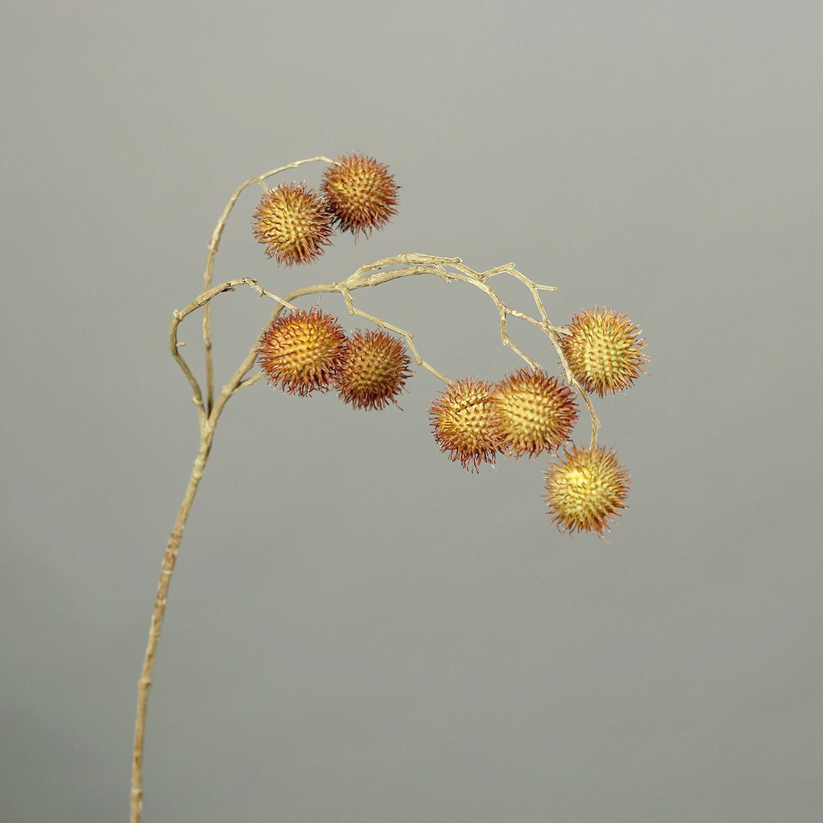 Kunstblume Platanen-Fruchtstand 81cm red-yellow