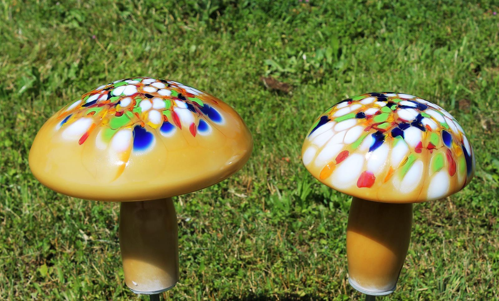 Glas-Pilz 20cm Gartenflair inkl. Stab