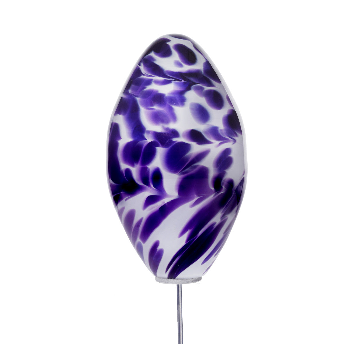 Glas-Ei 15cm Gartenflair inkl. Stab