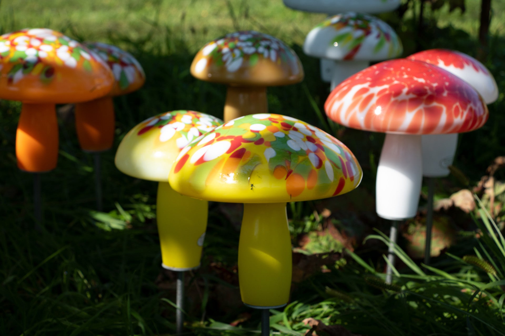 Glas-Pilz 20cm Gartenflair inkl. Stab