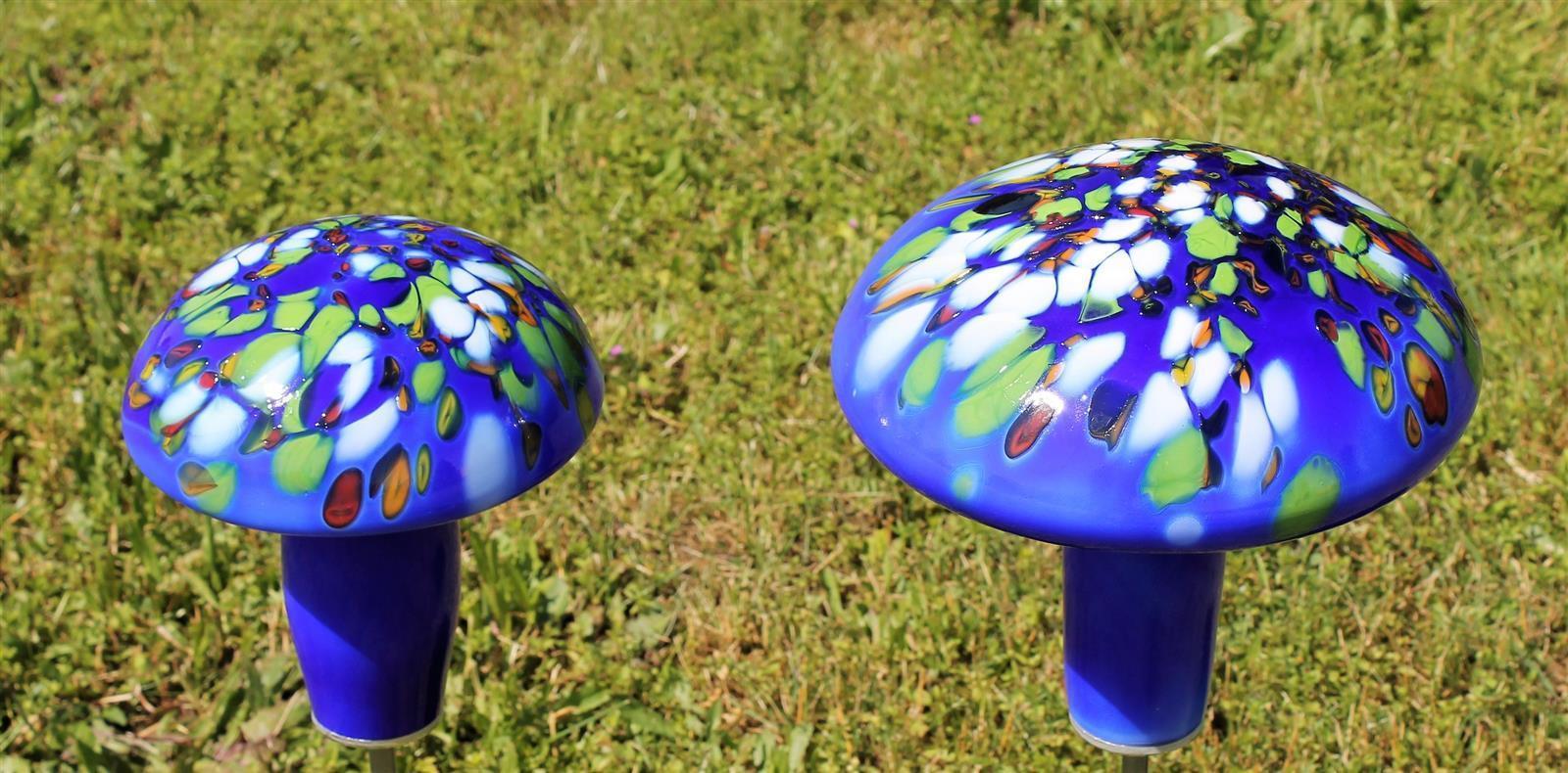 Glas-Pilz 20cm Gartenflair inkl. Stab