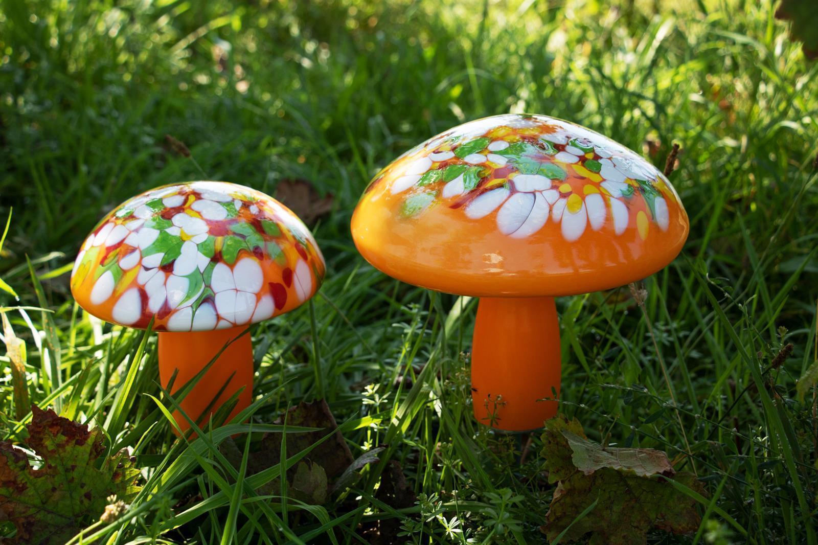 Glas-Pilz 18cm Gartenflair inkl. Stab