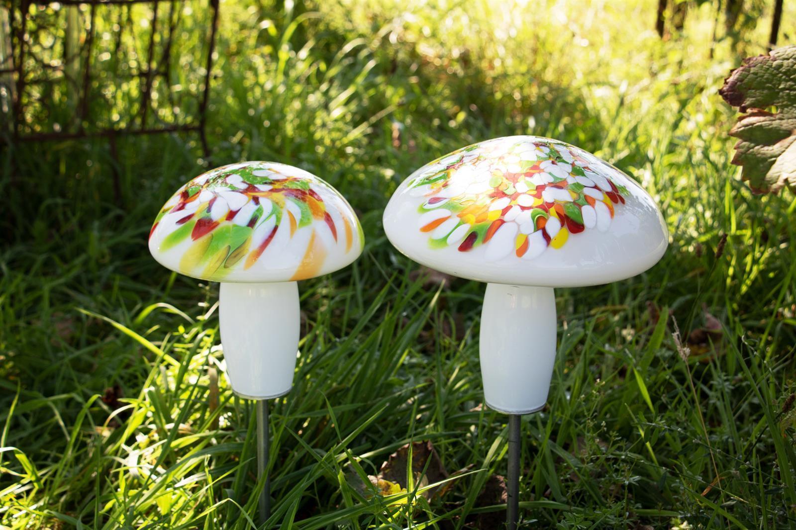Glas-Pilz 20cm Gartenflair inkl. Stab